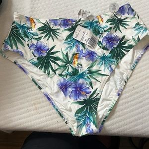 Forever 21 floral bikini bottoms